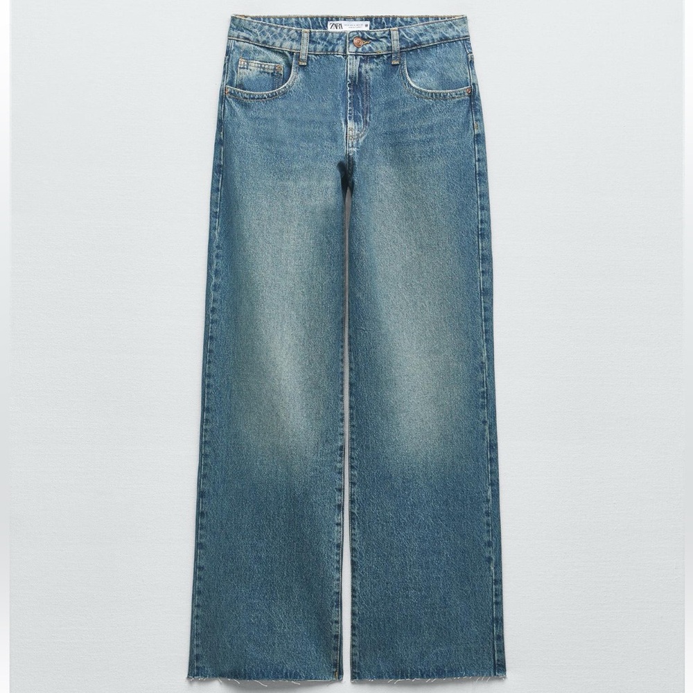 Zara LOW-RISE Z1975 REGULAR LEG JEANS